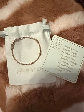 Enewton hope unwritten Gold Bead Bracelet size 6.25 4mm